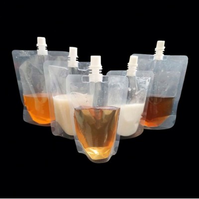 150ml Hot Selling Wine Packaging Spout Bag With Low Price for hand sanitizer, detergent, oil, drinks, juice, jelly, water, paint