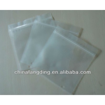 Clear zip bait bags for fishing