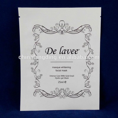 Aluminum foiled 3 layers lamination Facial Mask packaging