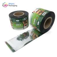 Custom aluminum foil laminated energy bar/chocolate packaging roll films