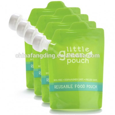 reusable baby food pouch