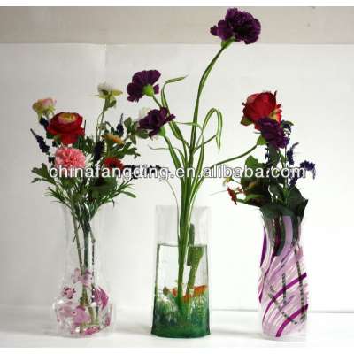 flexible PVC vase for flower