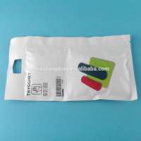 Aluminum foil band-aid bag with zipper lock